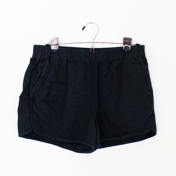 Madewell Black Pull-On Shorts - Picture 1 of 8